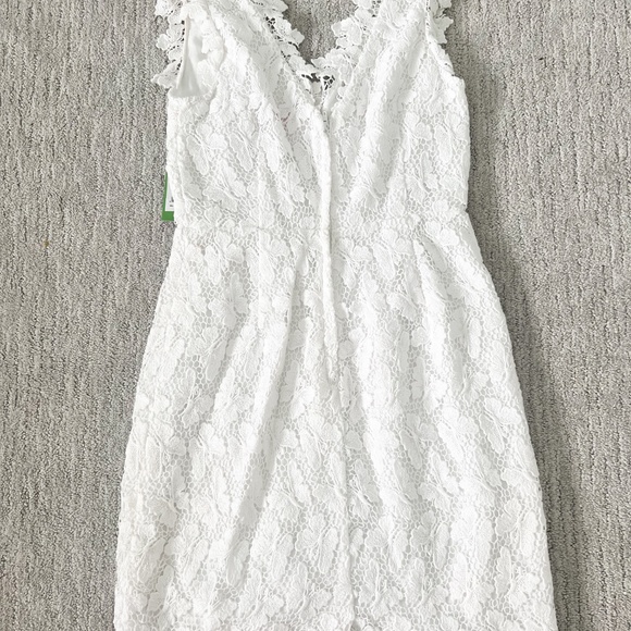 Lilly Pulitzer White Reeve Papillon Dress- Size 2 - Picture 3 of 4